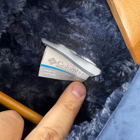 NEW Columbia Active Fit Women's Copper Crest II Hooded Jacket Medium Blue - Picture 4 of 8